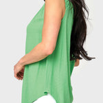 Sleeveless Smocked Yoke Blouse | Milk & Baby