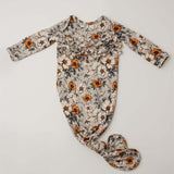 Amber Gardens Ruffle Knot Gown | Milk & Baby