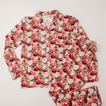 Crimson Bloom Mommy Pajama Set | Milk & Baby
