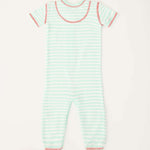 Adrian Valencia x PJS Striped Baby Romper | Milk & Baby