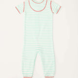 Adrian Valencia x PJS Striped Baby Romper | Milk & Baby