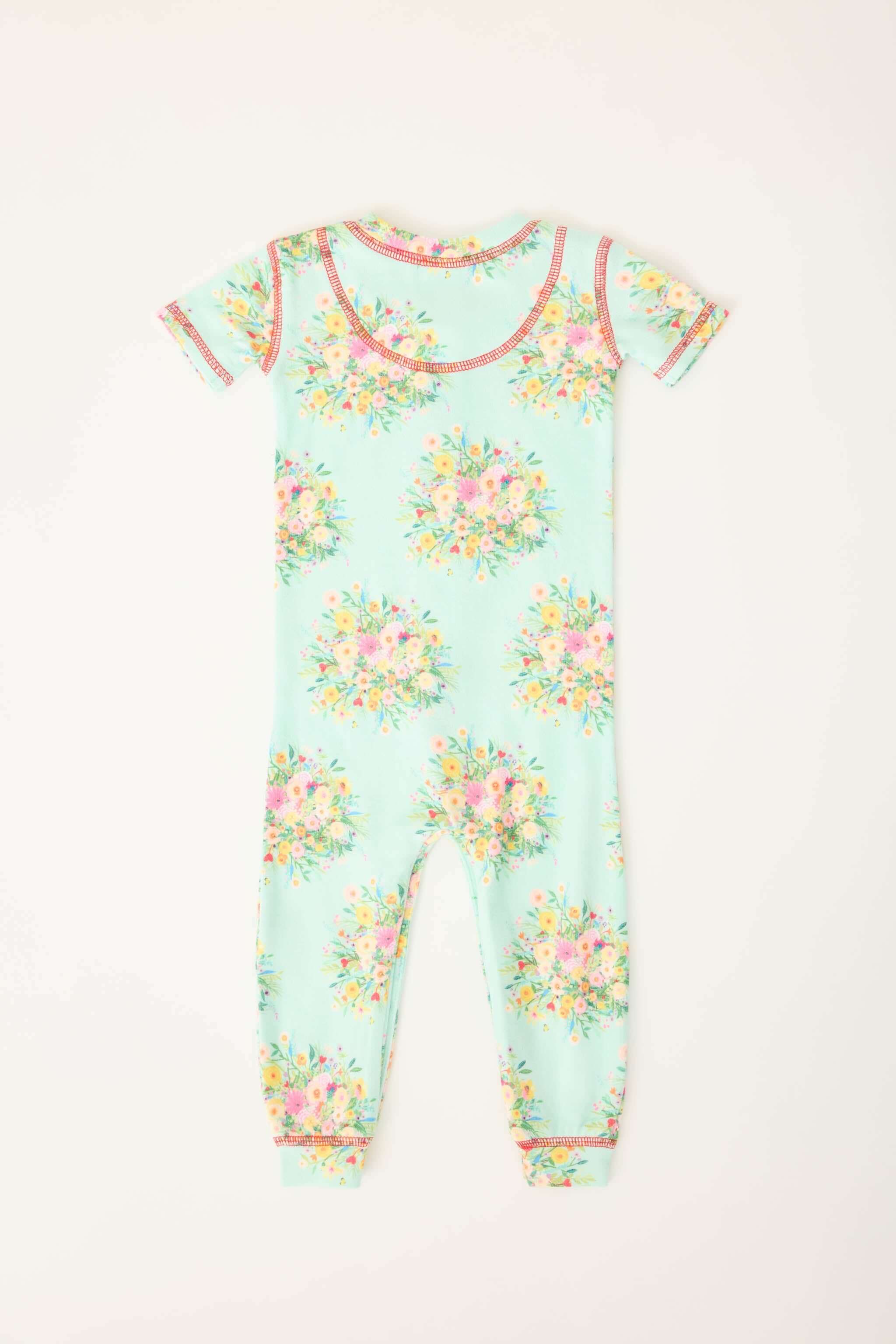 Adrian Valencia x PJS Floral Baby Romper | Milk & Baby
