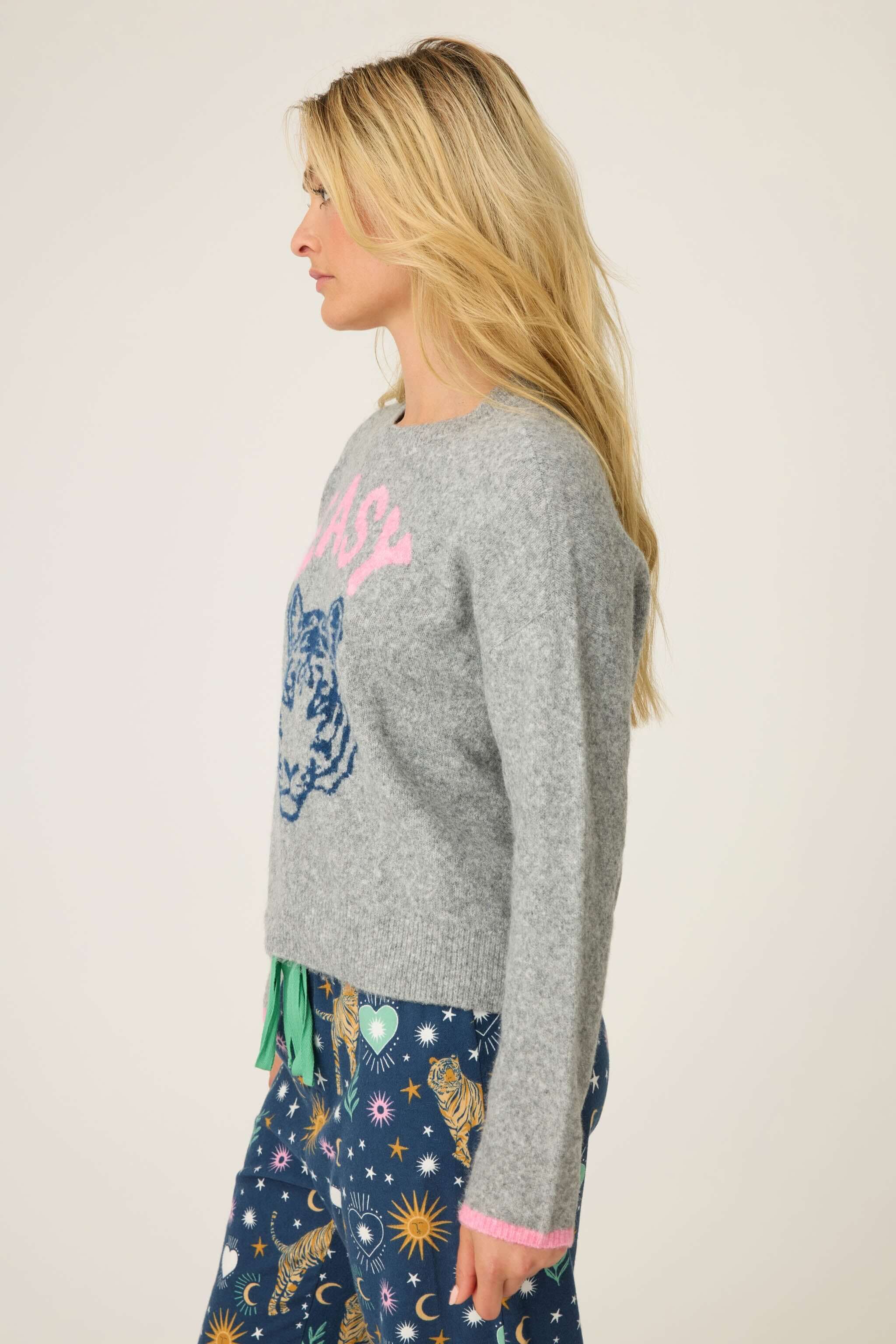 Easy Tiger Snuggle Sweater | Milk & Baby
