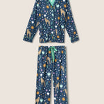 Wild At Heart Tiger Print Flannel PJ Set | Milk & Baby