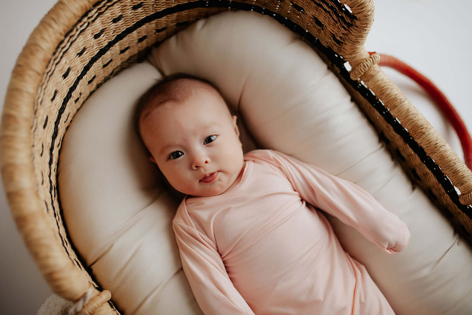 Heavenly Pink Knotted Baby Gown | Milk & Baby