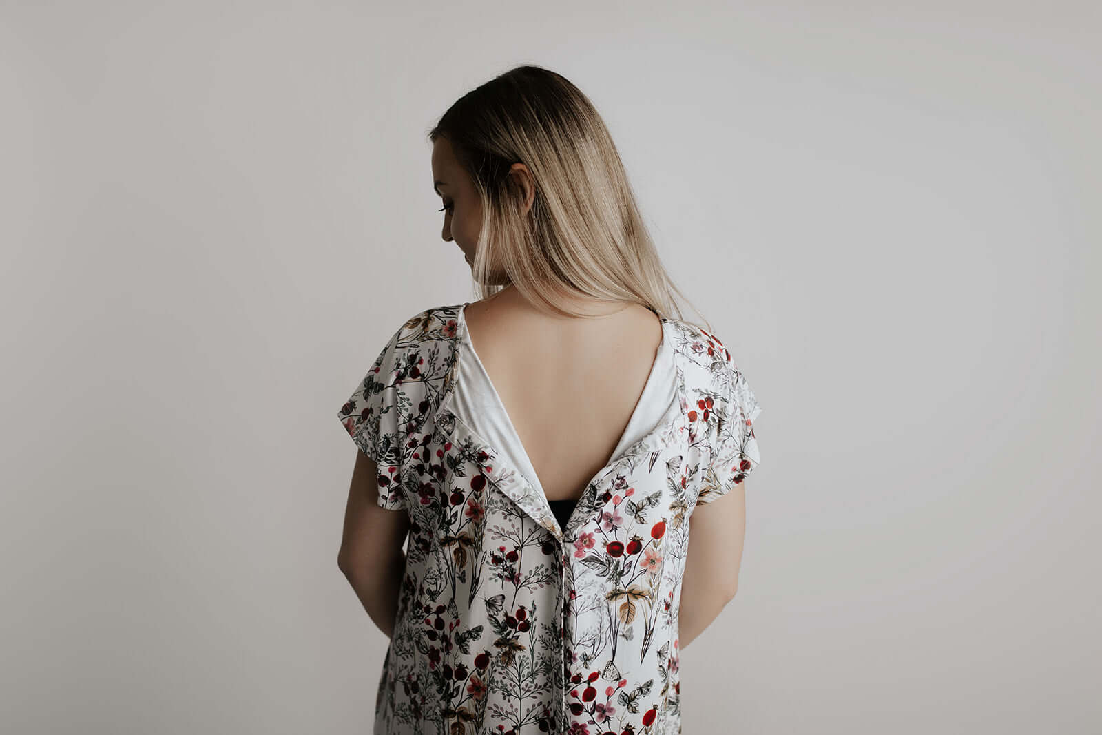 Floral Labor & Delivery Gown | Milk & Baby