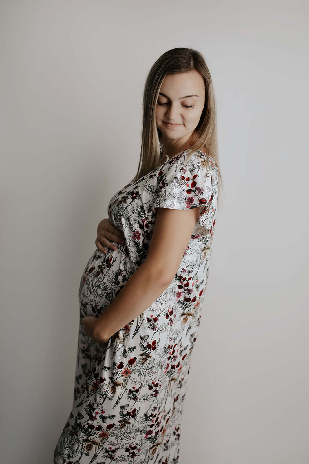 Floral Labor & Delivery Gown | Milk & Baby