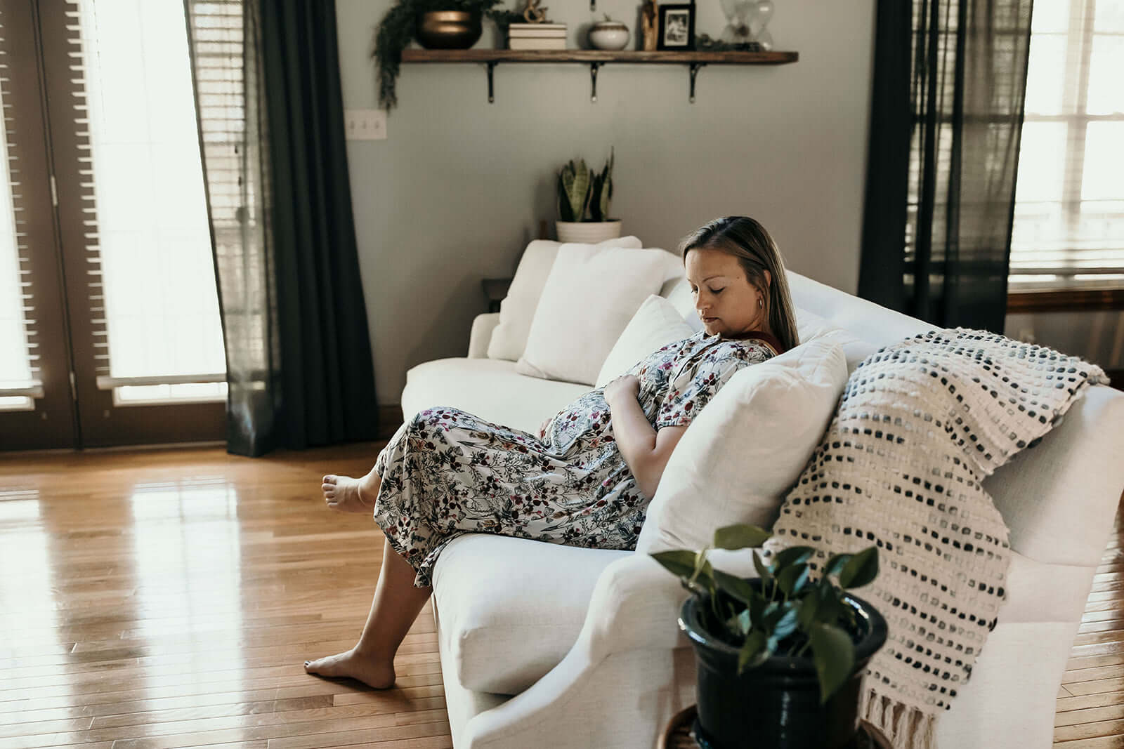 Floral Labor & Delivery Gown | Milk & Baby