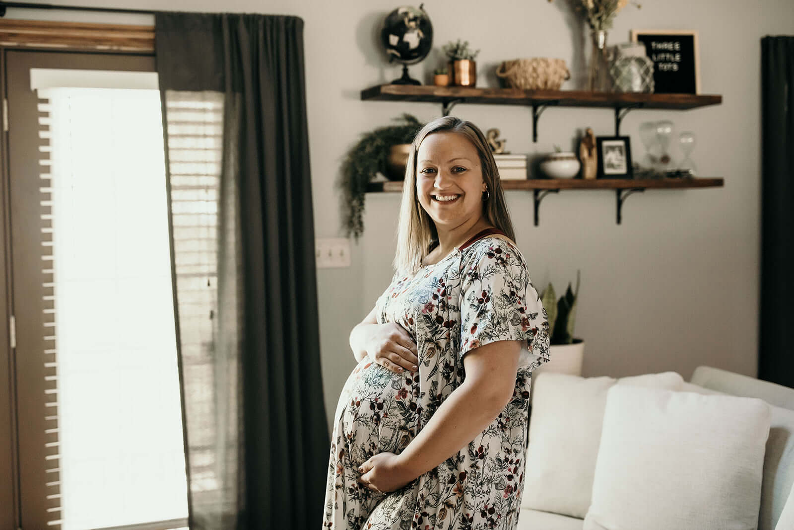 Floral Labor & Delivery Gown | Milk & Baby