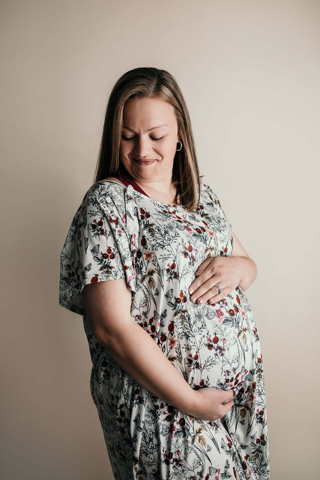 Floral Labor & Delivery Gown | Milk & Baby