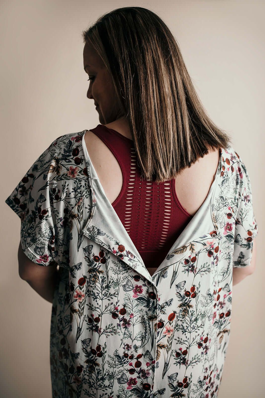 Floral Labor & Delivery Gown | Milk & Baby