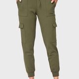 Essential Soft Ponte Cargo Jogger | Milk & Baby