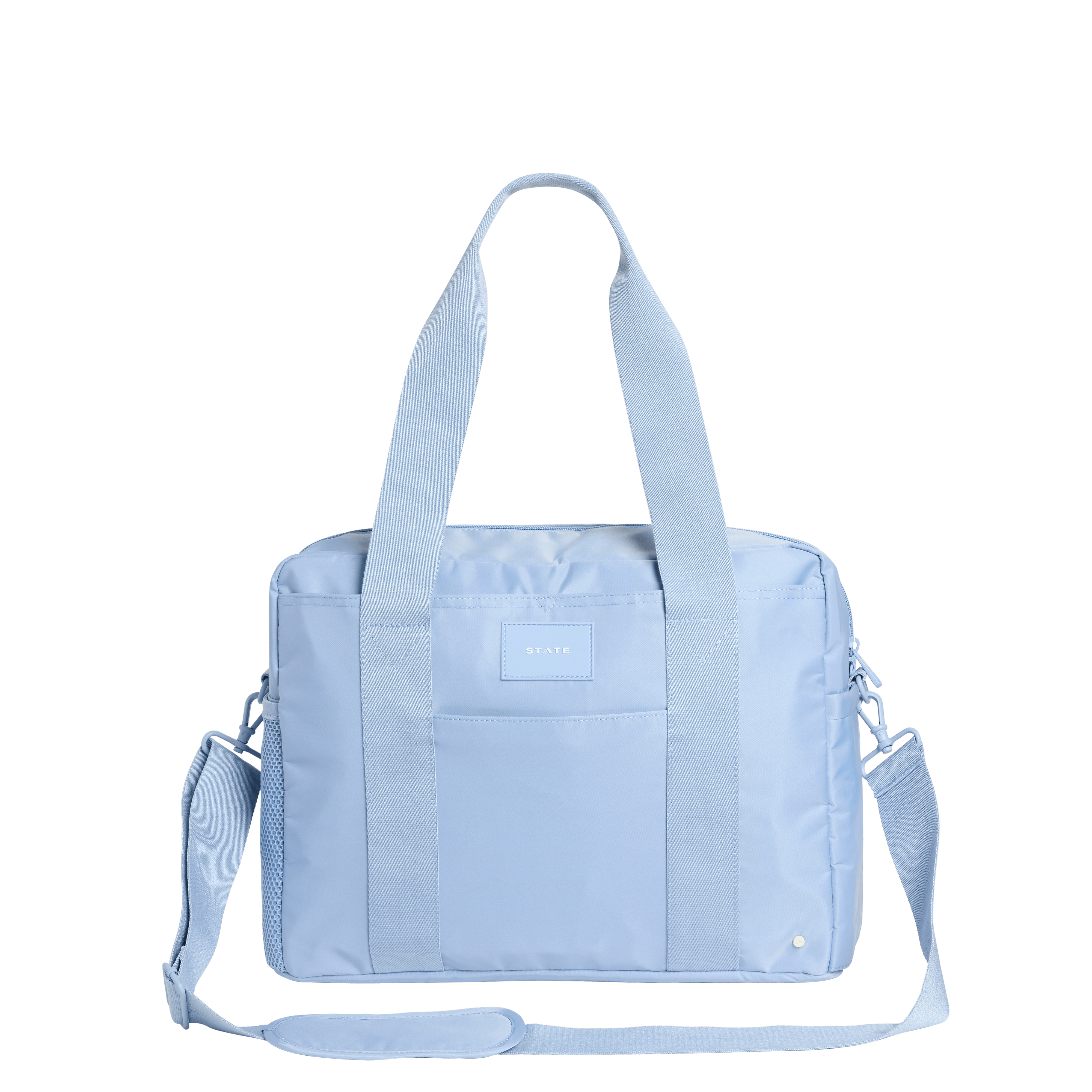 Jordan Diaper Tote | Ice Blue | Milk & Baby
