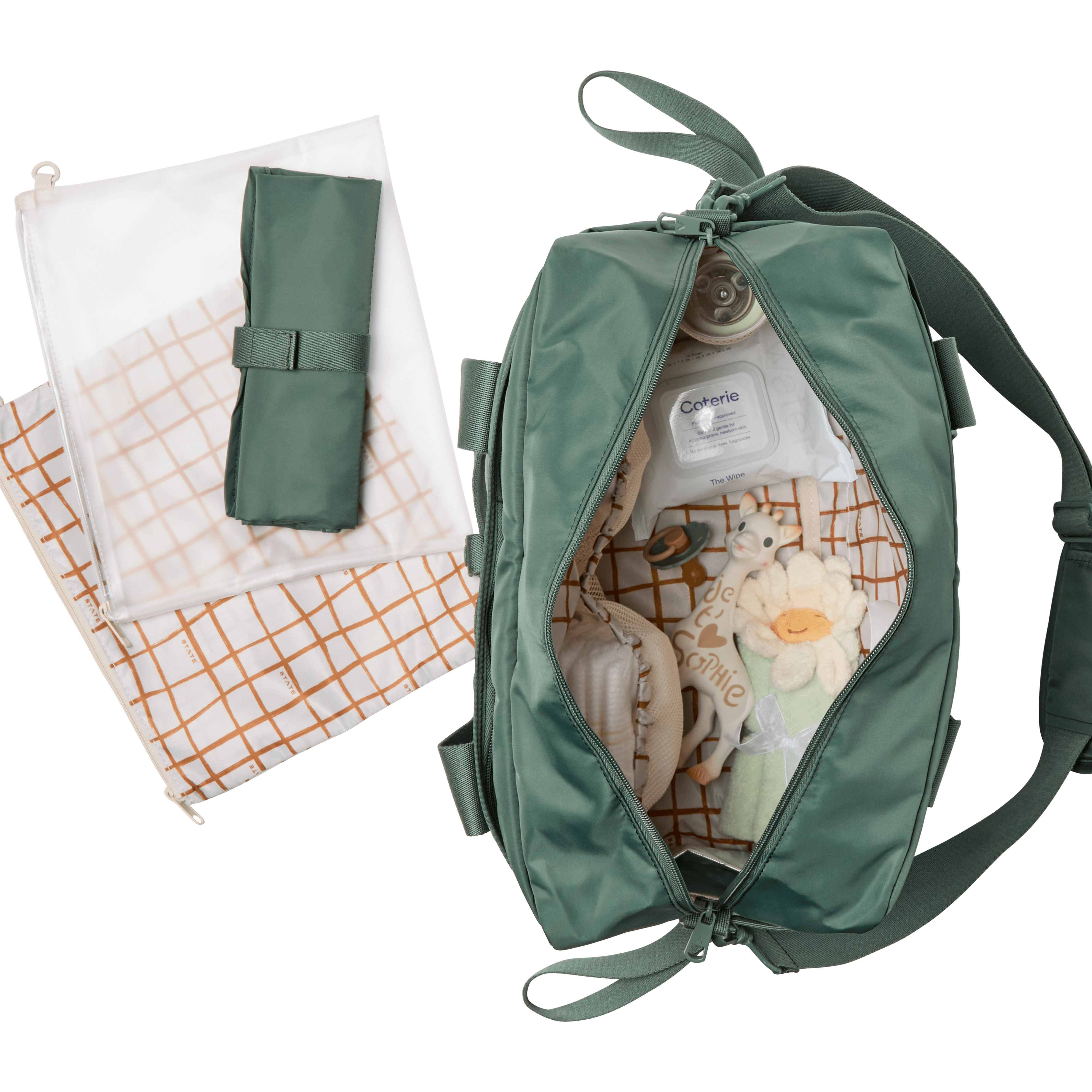 Jordan Diaper Tote | Black | Milk & Baby