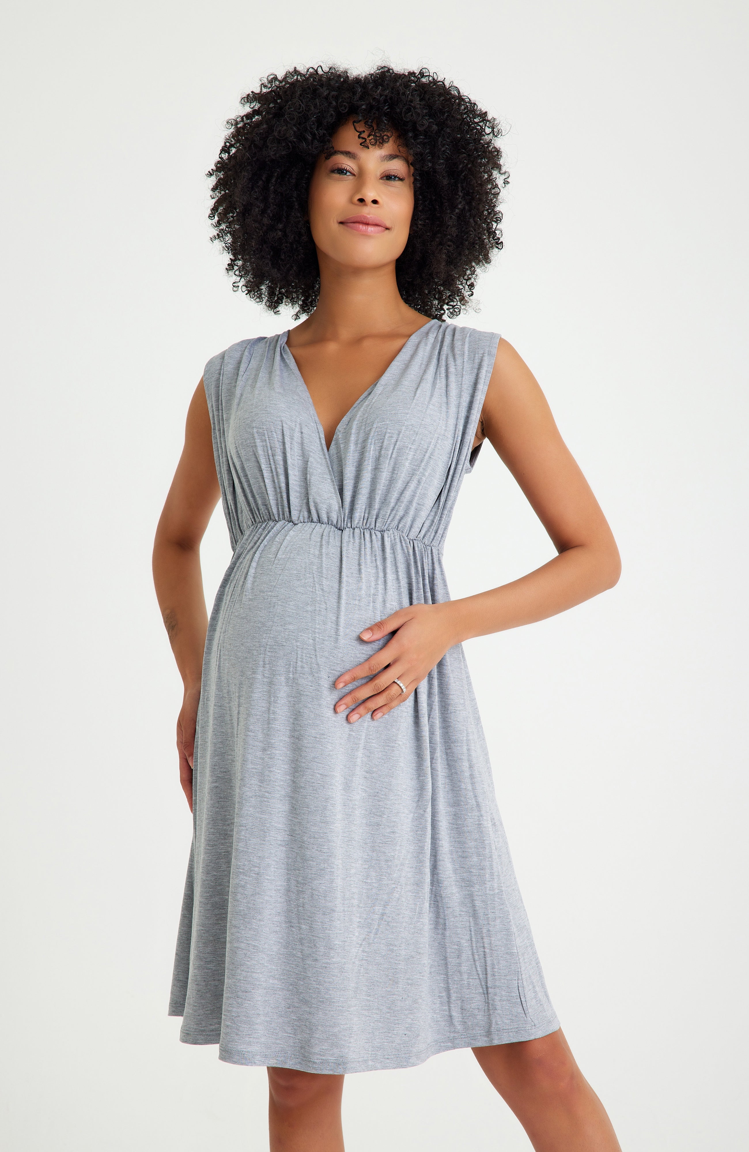 Sleep Well Maternity/Nursing Nightgown & Robe Set | Milk & Baby