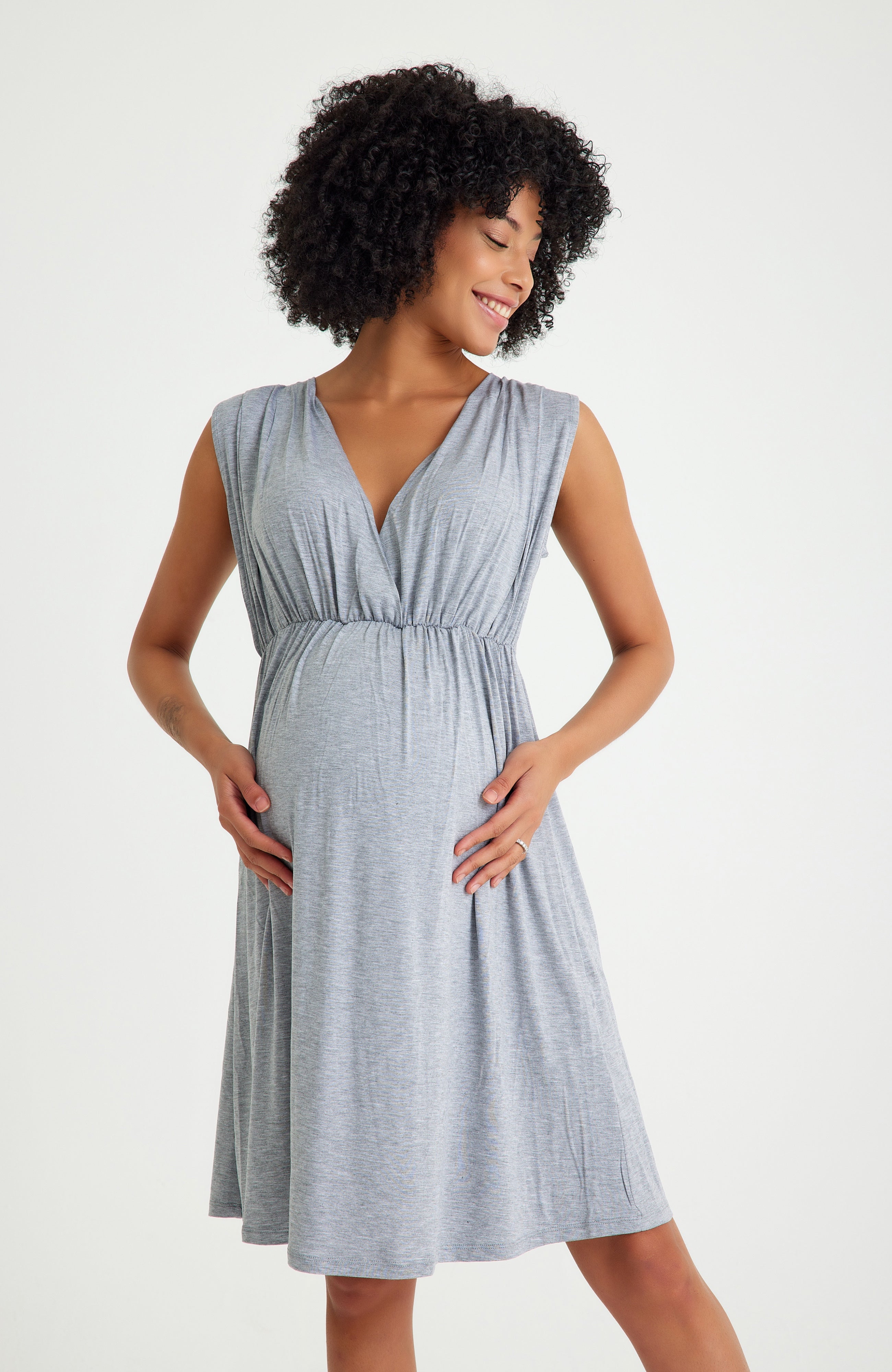 Sleep Well Maternity/Nursing Nightgown & Robe Set | Milk & Baby