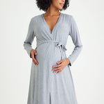 Sleep Well Maternity/Nursing Nightgown & Robe Set | Milk & Baby