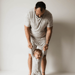 Arm Day | Men's Bamboo Short Pajamas | Milk & Baby