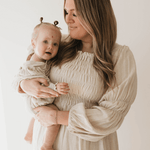 Linen Romper | Flax | Milk & Baby