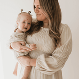 Linen Romper | Flax | Milk & Baby