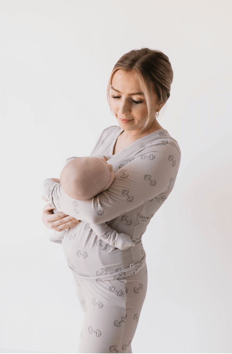 Arm Day | Women's Bamboo Pajamas | Milk & Baby