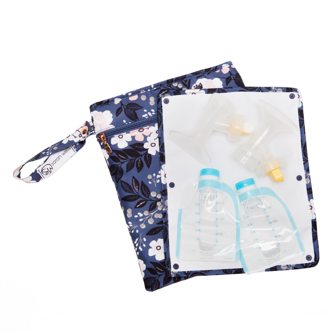 Pumparoo (Le Floral) | Wet/Dry Bag Milk & Baby