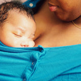 Blue Labor & Delivery Gown | Milk & Baby