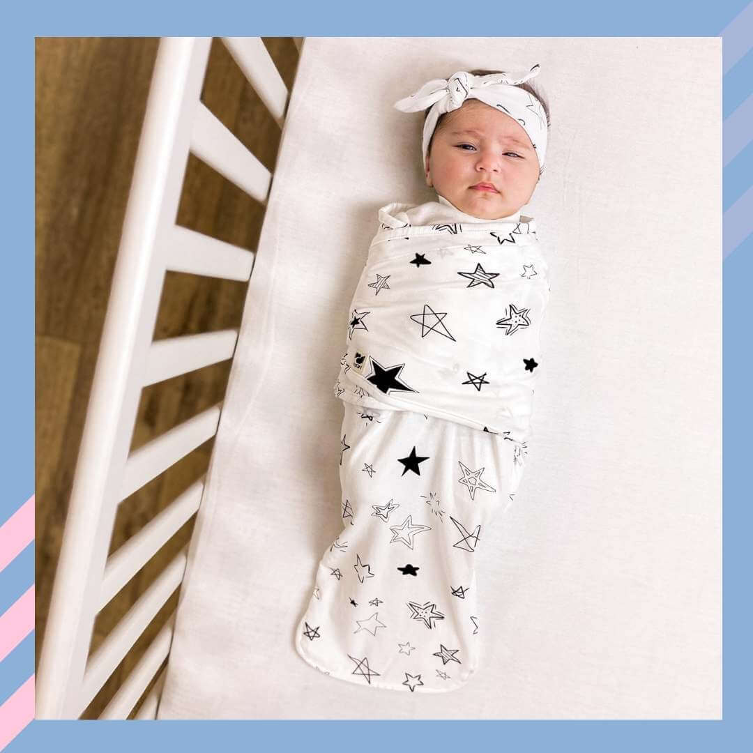 Snugababe Swaddle™ Sleep Pod | Stars | Milk & Baby