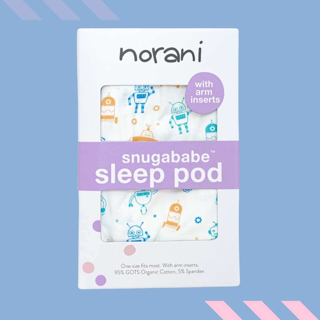 Snugababe Swaddle™ Sleep Pod | Robots | Milk & Baby