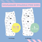Snugababe Swaddle™ Sleep Pod | Stars | Milk & Baby