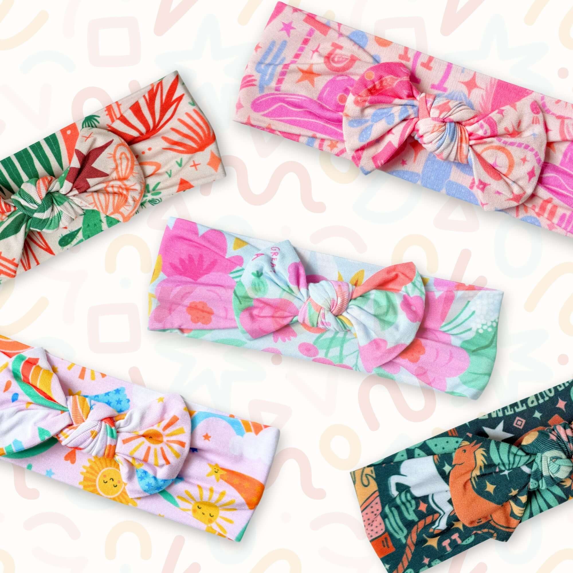 The SoftKnot Bow | Flower Power | "You're Doing Great, Mama" | Milk & Baby