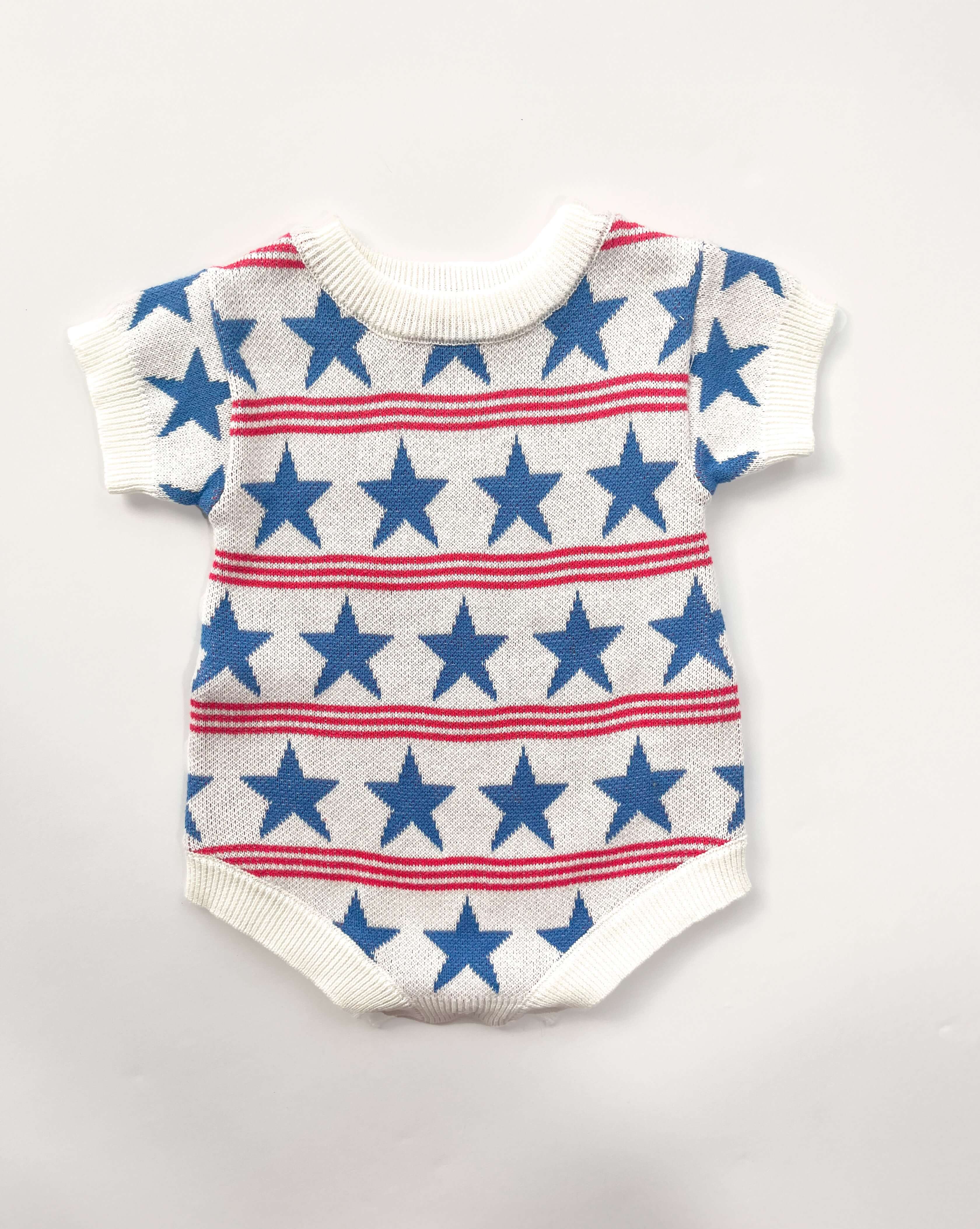 Stars and Stripes Romper | Milk & Baby
