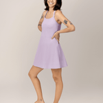 Stevie Active Racerback Nursing Dress | Lavender Mist | Milk & Baby