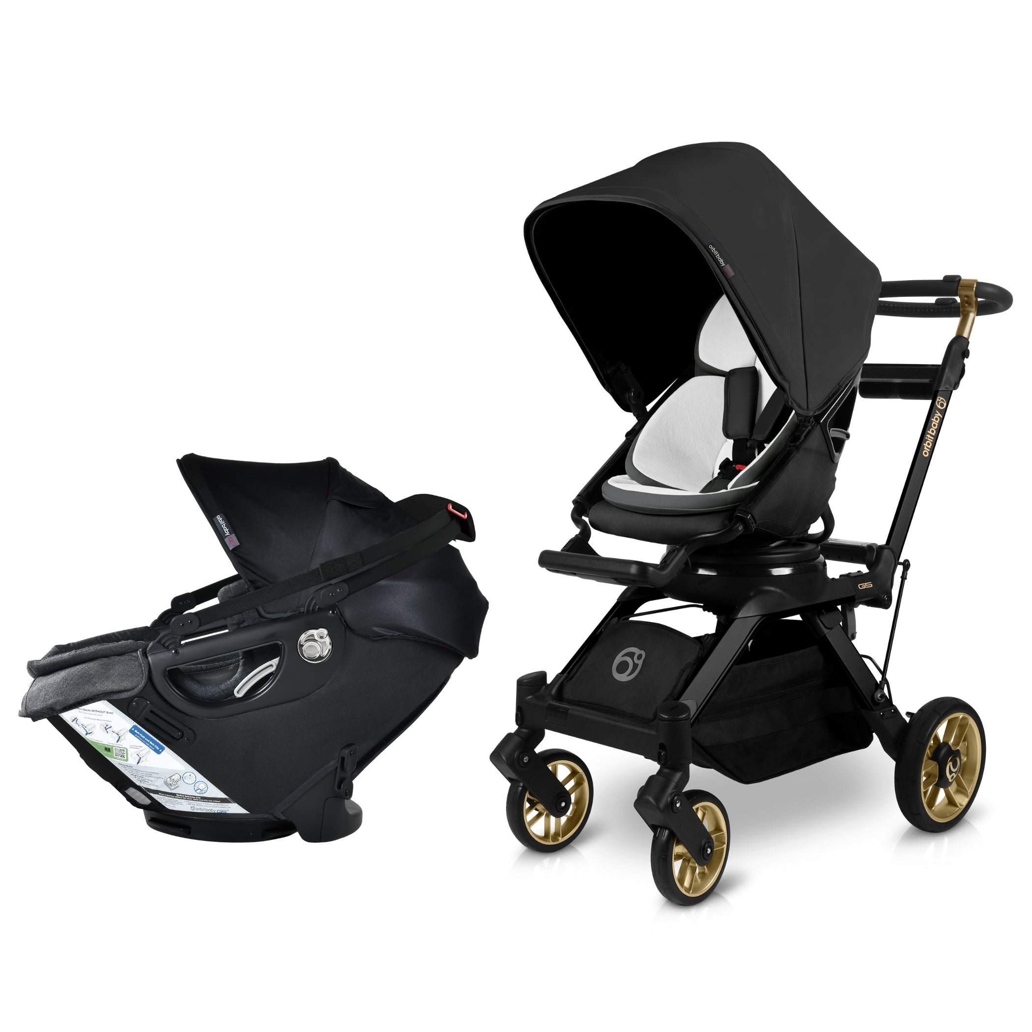 Orbit Baby Stroll & Ride Travel System | Milk & Baby