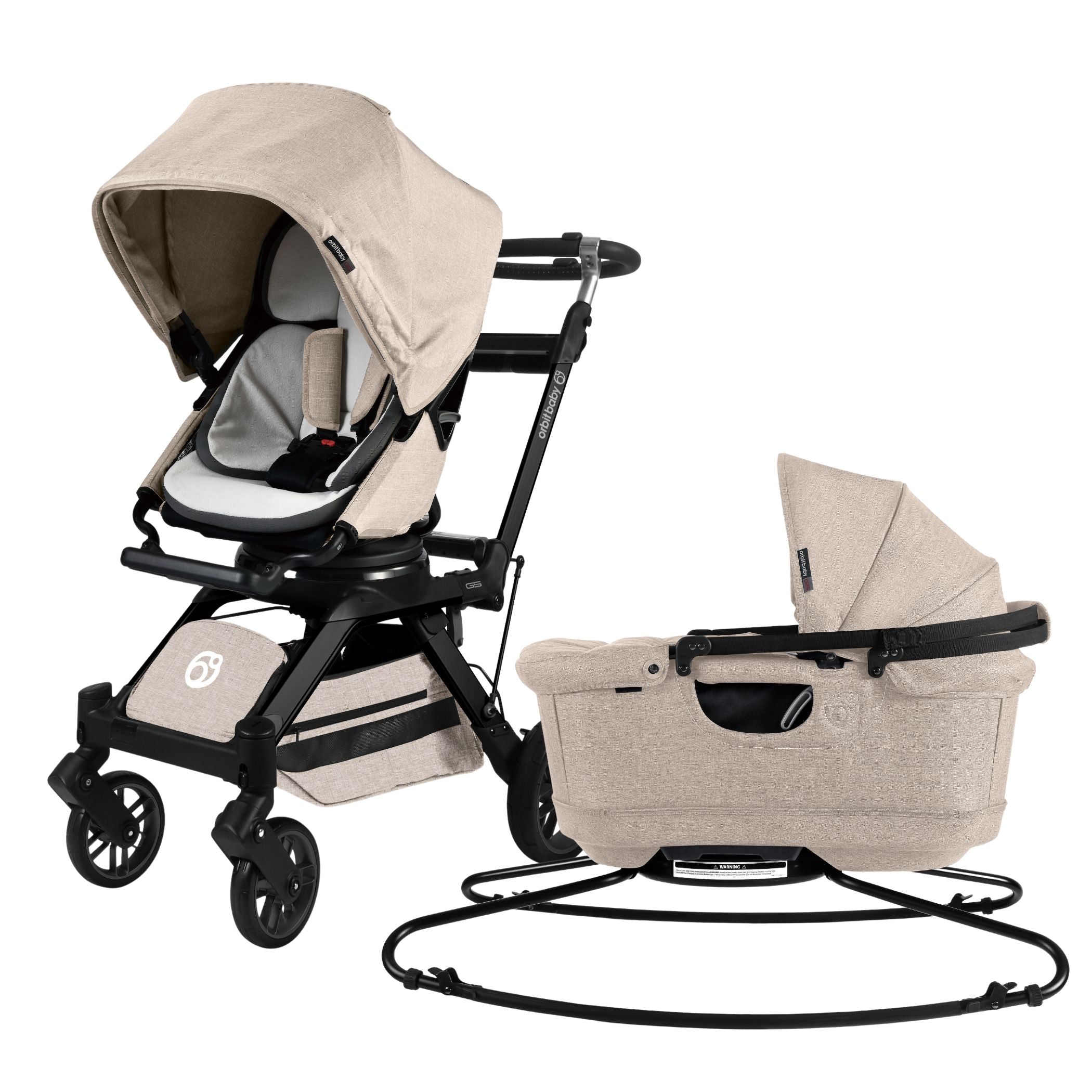 Orbit Baby Stroll & Lounge Travel System | Milk & Baby