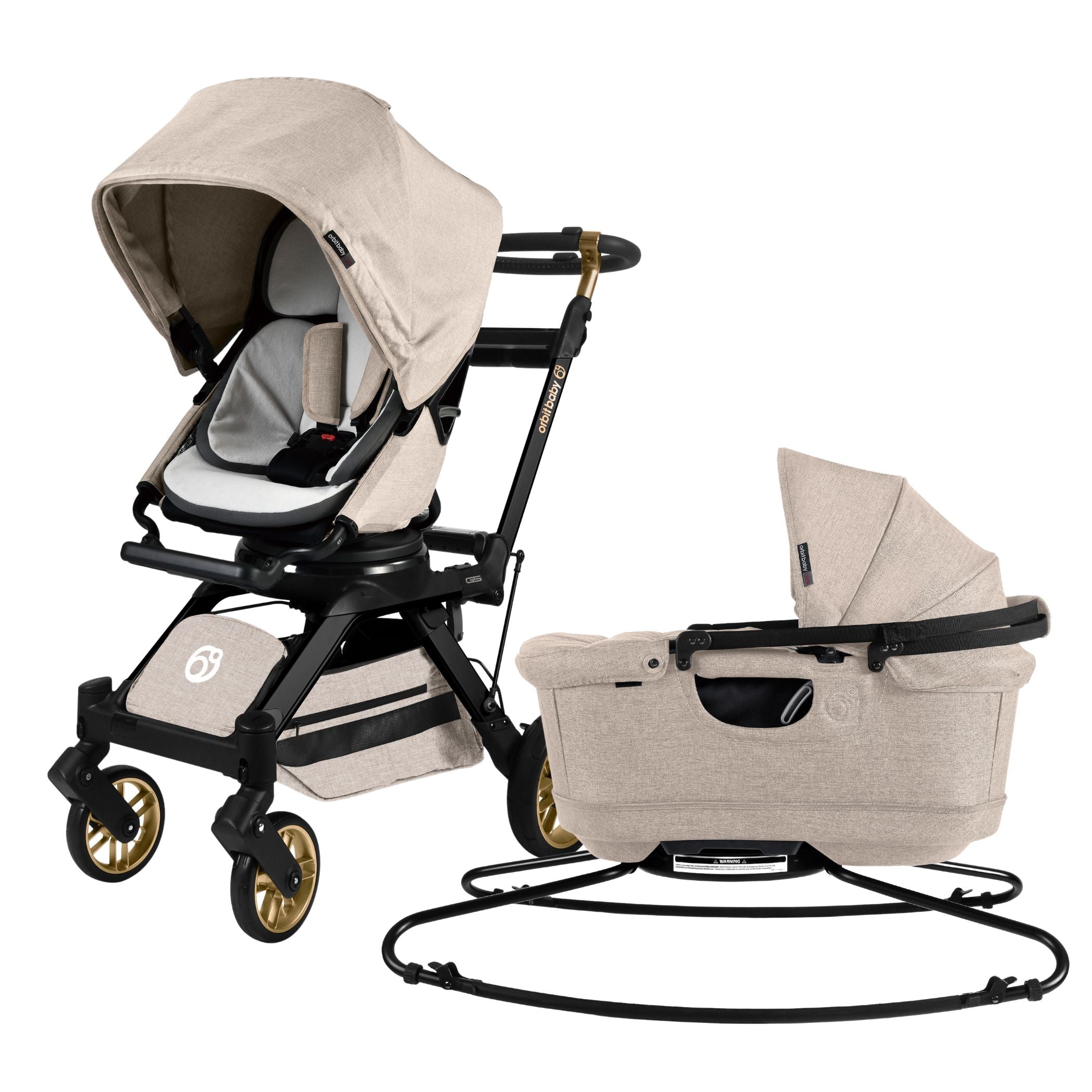 Orbit Baby Stroll & Lounge Travel System | Milk & Baby
