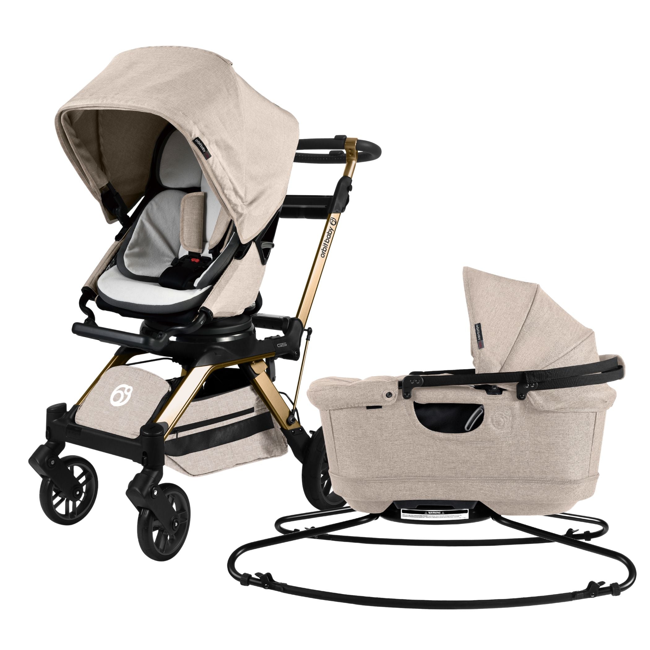 Orbit Baby Stroll & Lounge Travel System | Milk & Baby