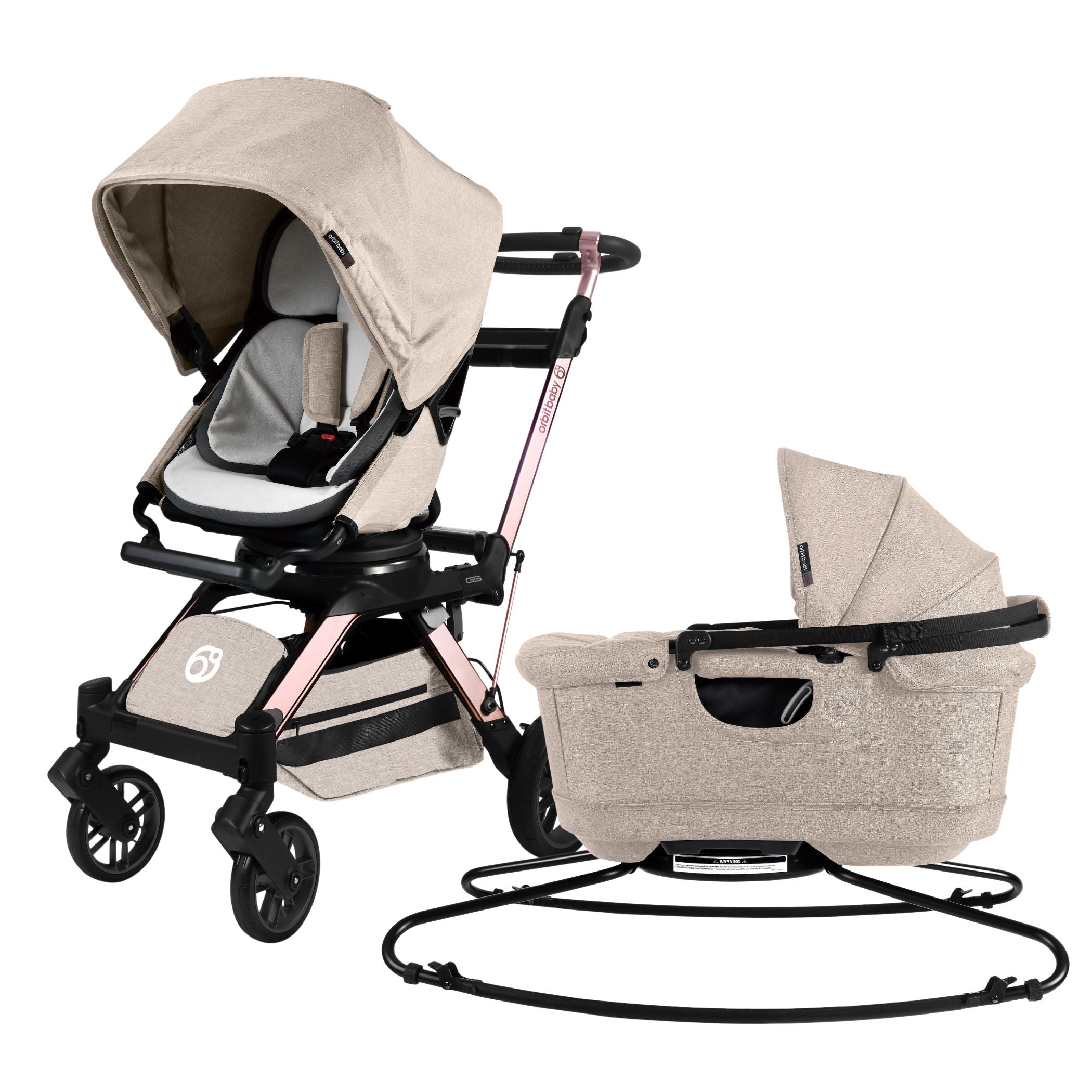 Orbit Baby Stroll & Lounge Travel System | Milk & Baby