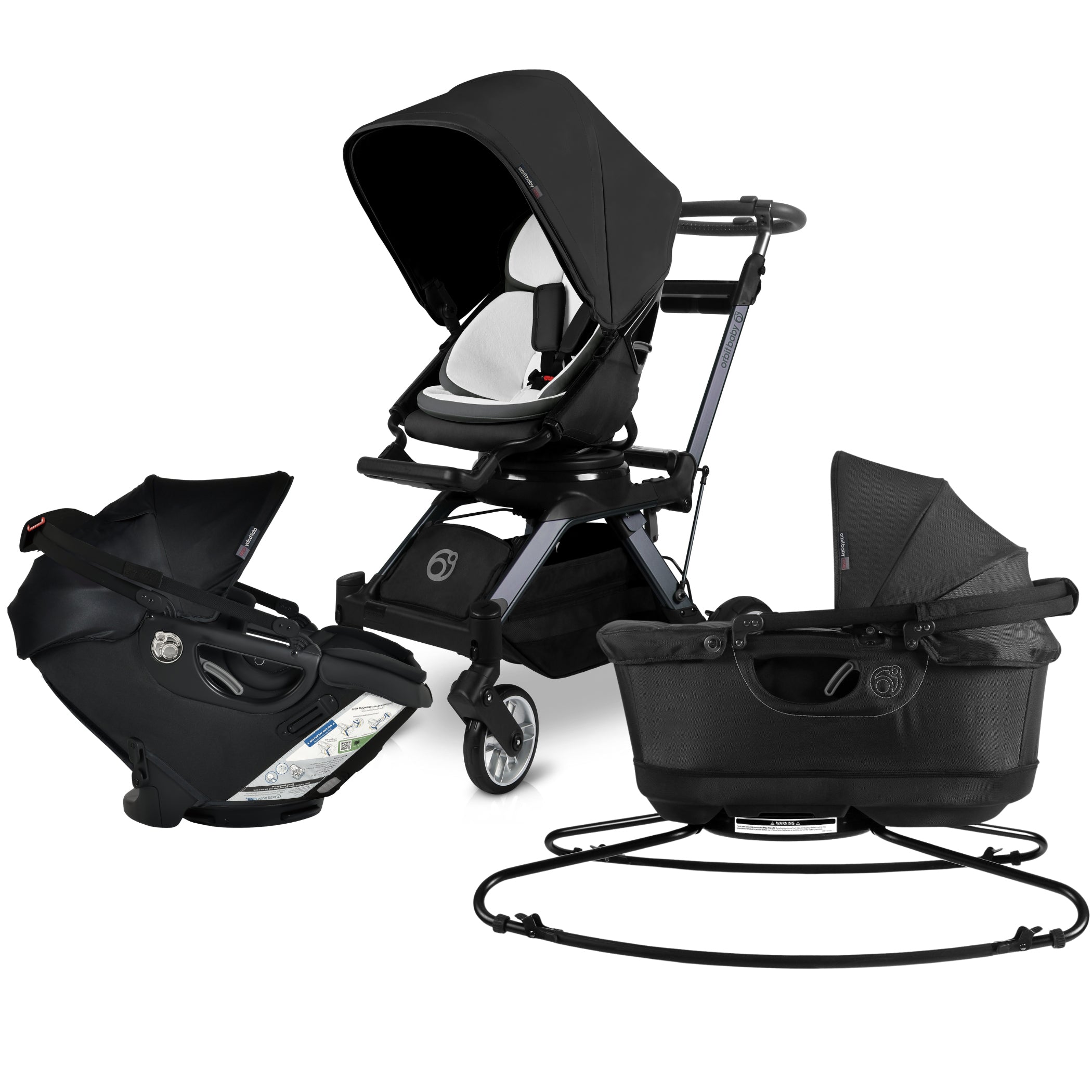 Orbitz Baby Stroll, Lounge, & Ride Travel System | Milk & Baby