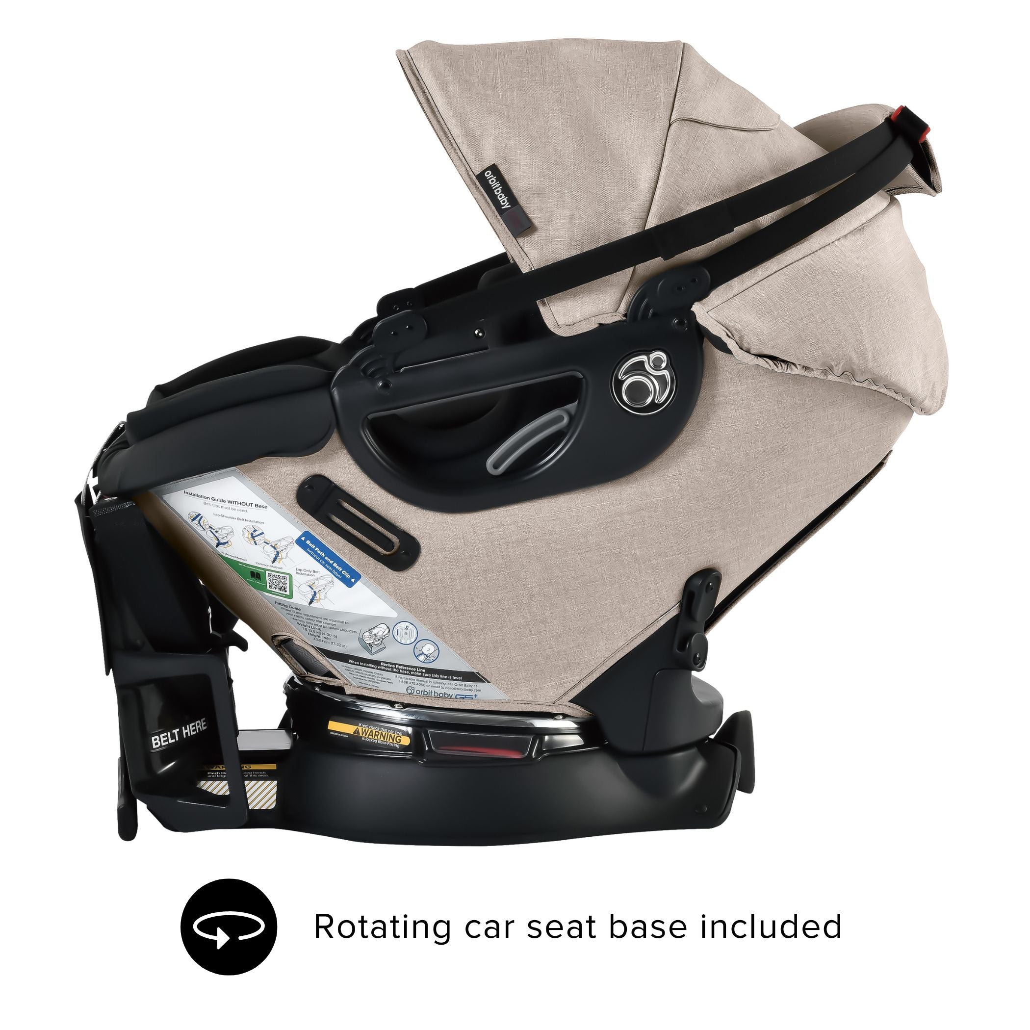 Orbitz Baby Stroll, Lounge, & Ride Travel System | Milk & Baby