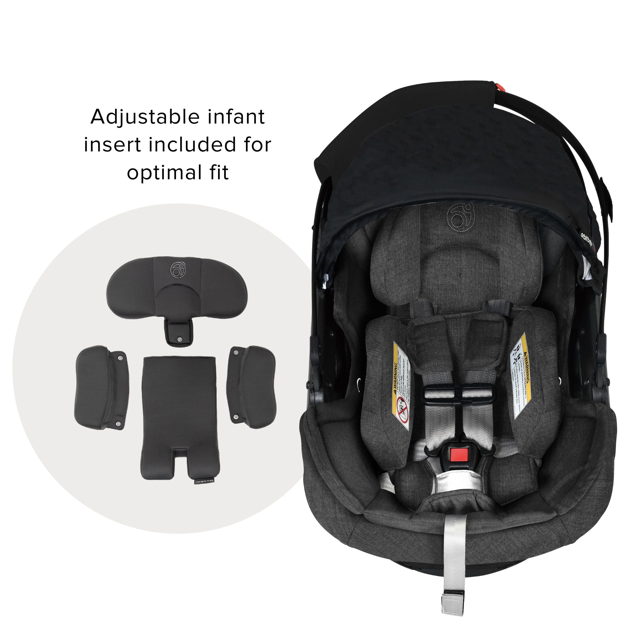 Orbitz Baby Stroll, Lounge, & Ride Travel System | Milk & Baby
