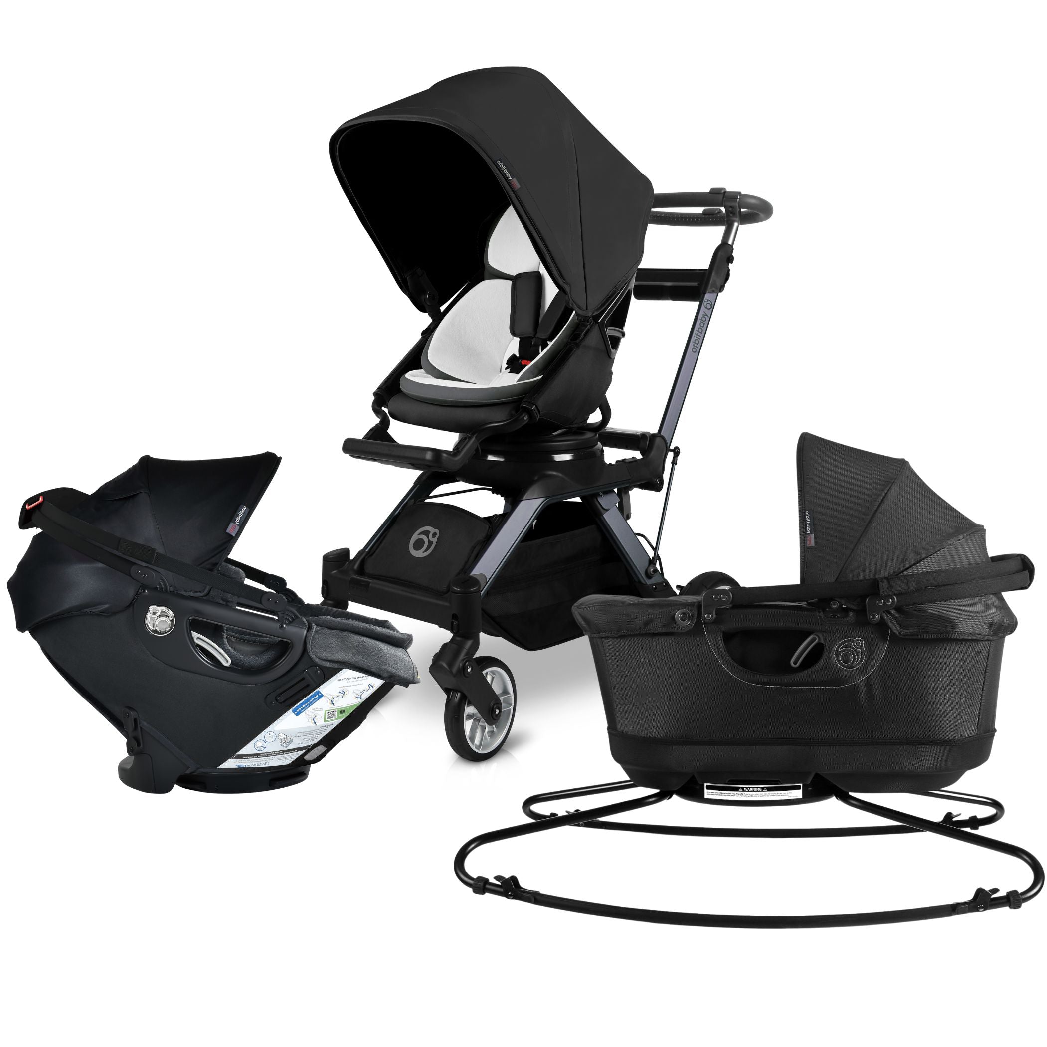 Orbitz Baby Stroll, Lounge, & Ride Travel System | Milk & Baby