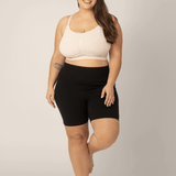 Sublime® Bamboo Hands-Free Pumping Lounge & Sleep Bra | Oatmeal Heather | Milk & Baby