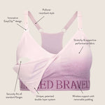 Sublime® Hands-Free Pumping & Nursing Sports Bra | Teal | Milk & Baby