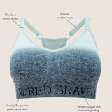 Sublime® Nursing Sports Bra | Black | Milk & Baby