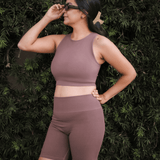 Sublime® Bamboo Hands-Free Pumping Longline Bra Top | Twilight | Milk & Baby