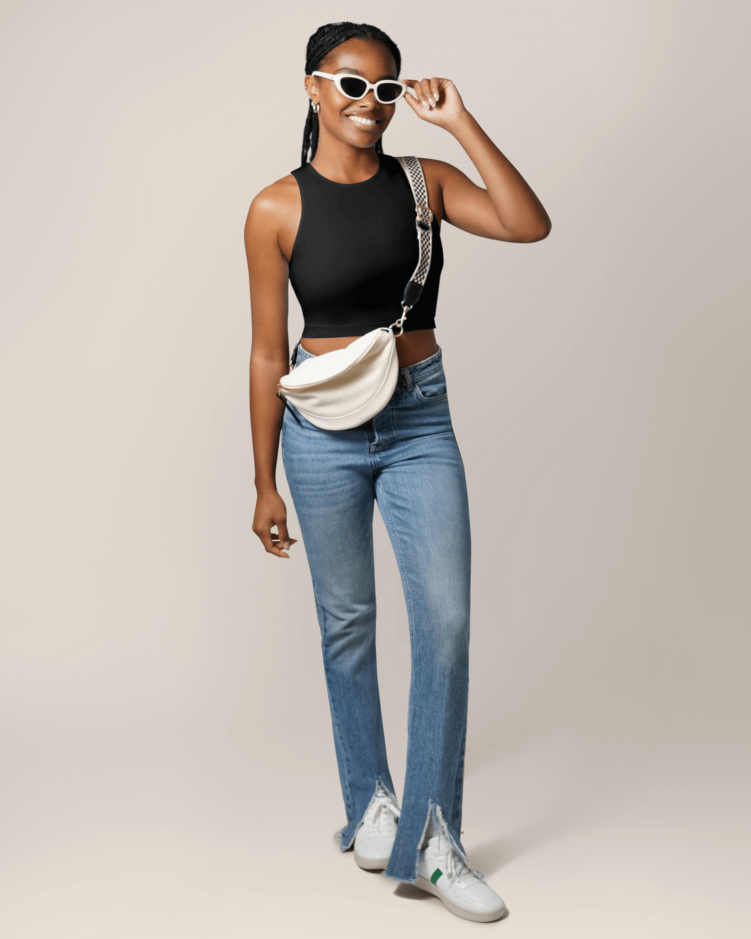 Sublime® Bamboo Hands-Free Pumping Longline Bra Top | Black | Milk & Baby