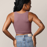 Sublime® Bamboo Hands-Free Pumping Longline Bra Top | Twilight | Milk & Baby