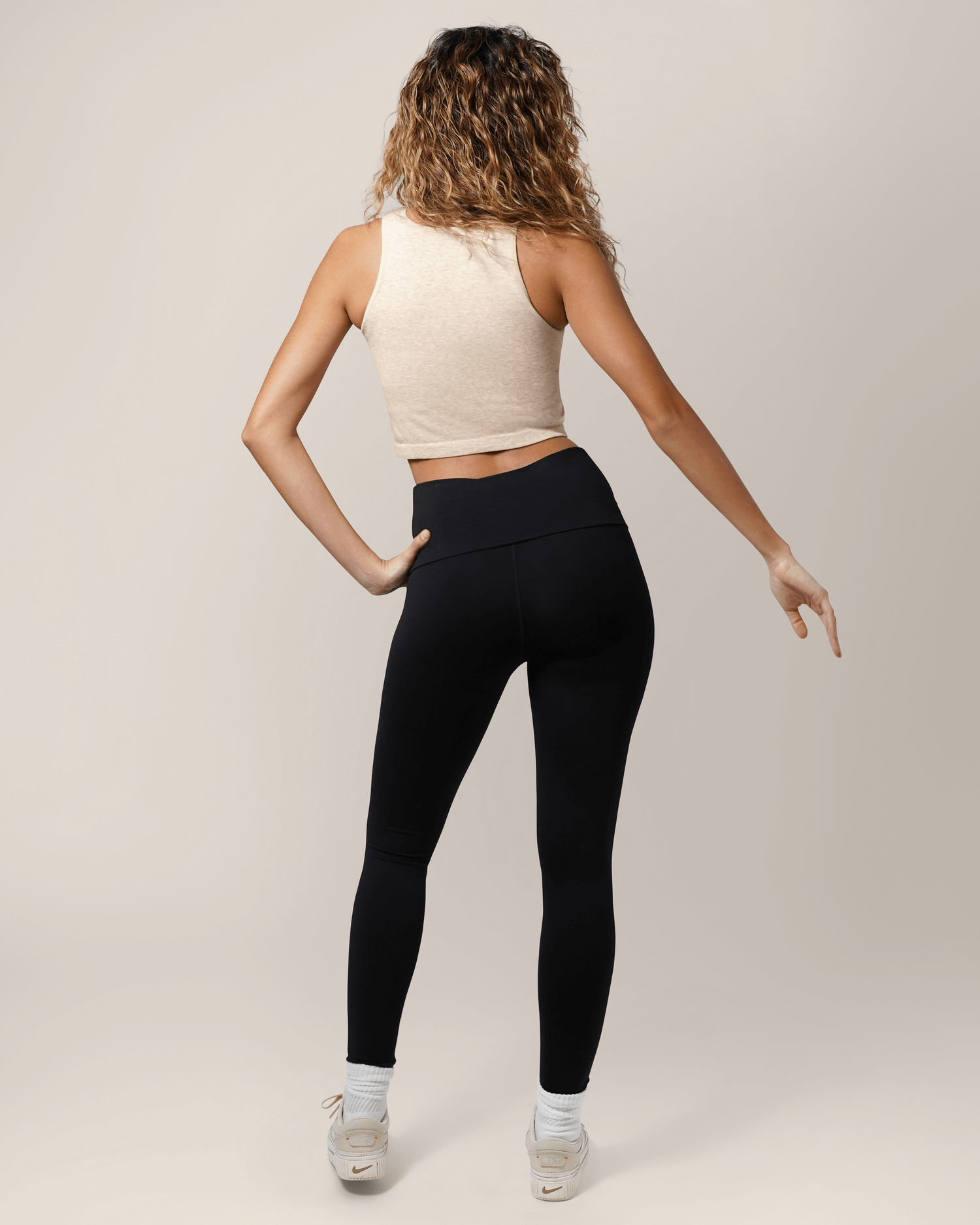 Sublime® Bamboo Hands-Free Pumping Longline Bra Top | Oatmeal Heather | Milk & Baby