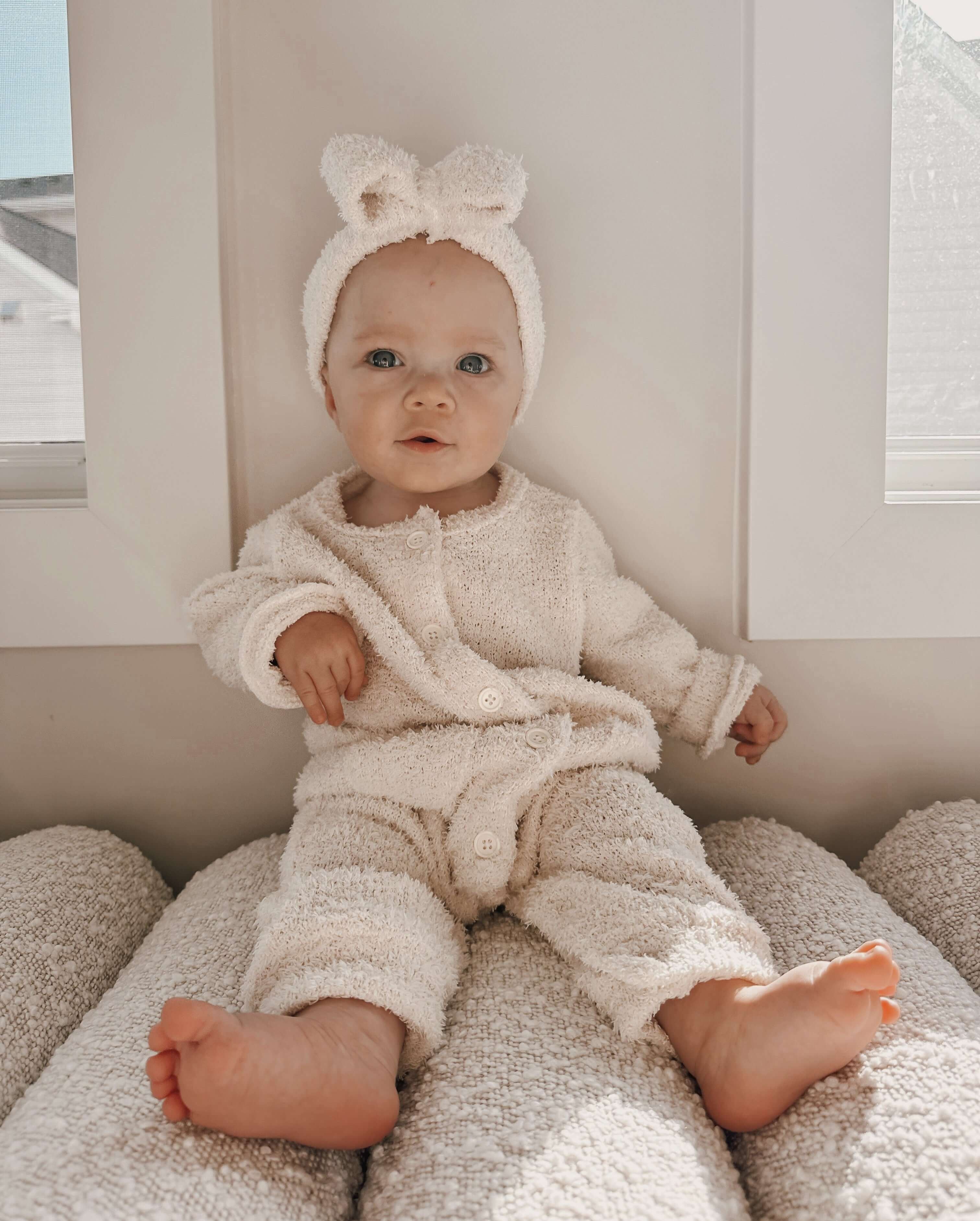 Luna + Luca Cozy Teddy Pocket Jumpsuit | Milk & Baby
